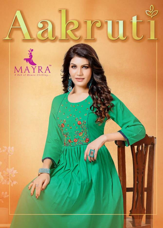 Mayra Aakruti Fancy Heavy Ethnic Wear Latest Designer Kurti Collection